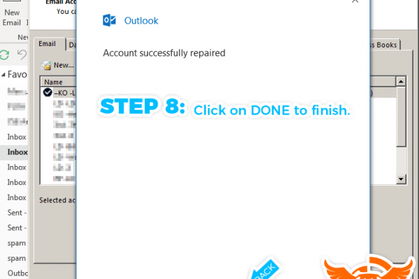 Outlook Step 8