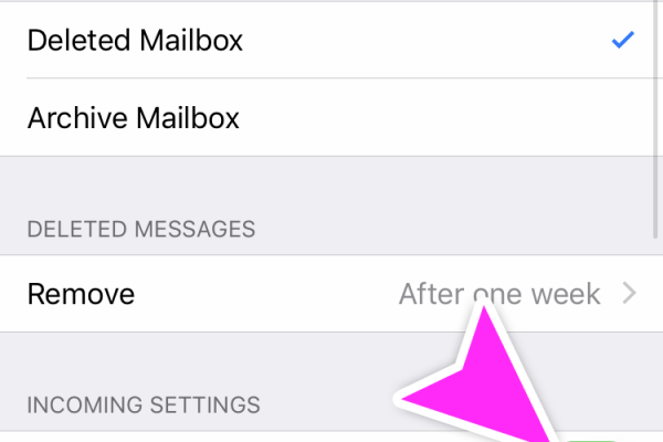 iOS Mail Step 7